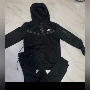 Black Nike sweatsuit